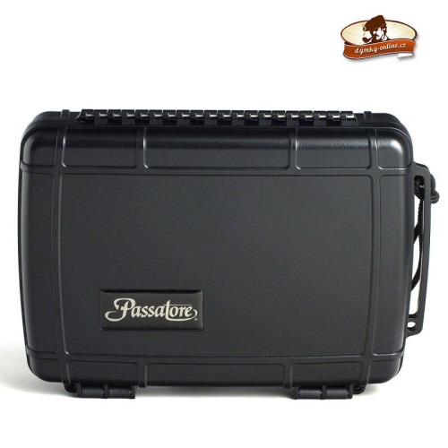 Doutníkový cestovní H.R. humidor Passatore black 560804