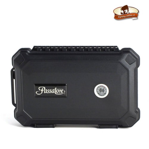 Doutníkový cestovní H.R. humidor Passatore black 560803