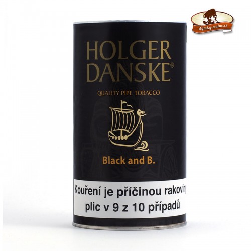 Dýmkový Tabák Holger Danske B B- Black Bourbon 200 G - DÝMKY-ONLINE.cz